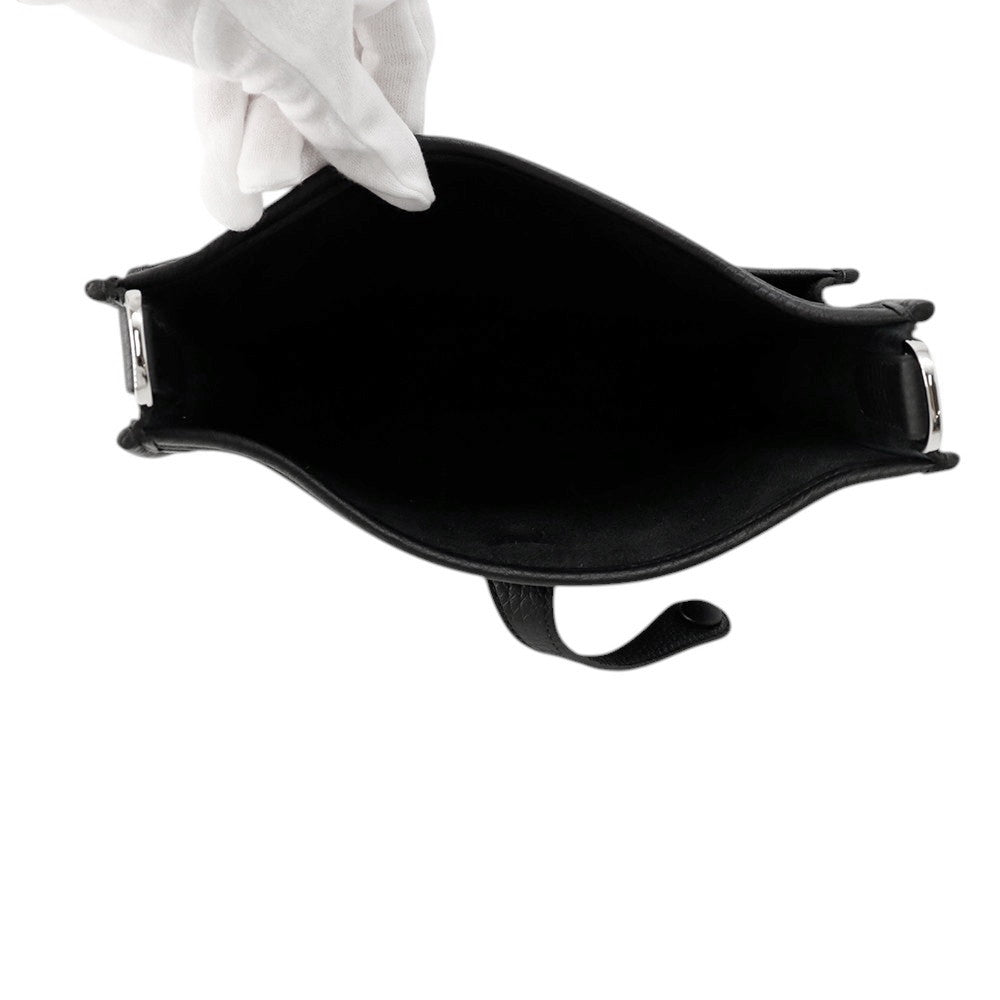 HERMES Evelyne 3 Black Taurillon Clemence Size 23