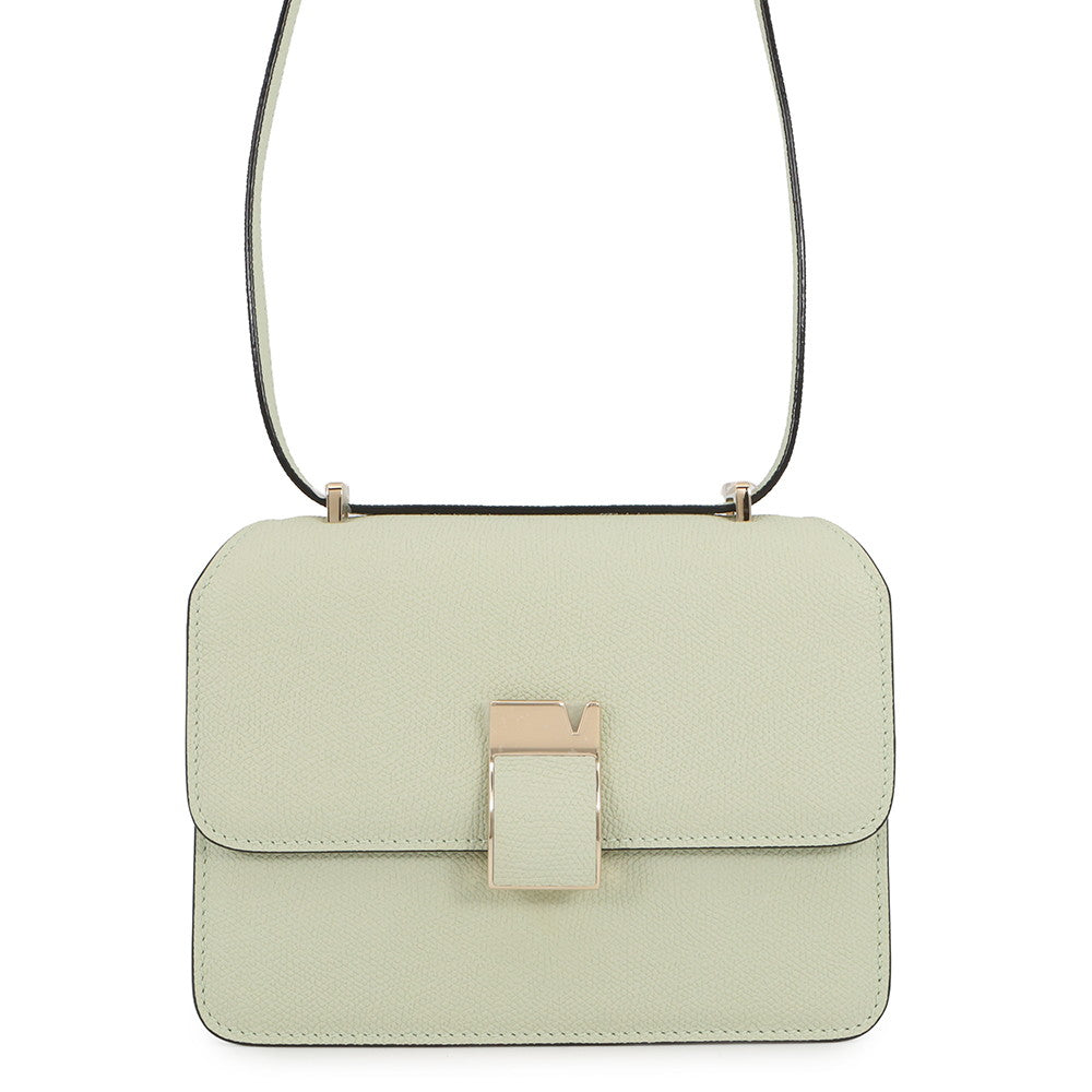 Valextra Valextra Noro Shoulder Bag Light GreenWBNL0065028LOC99VN Soft Calf Leather Size Small