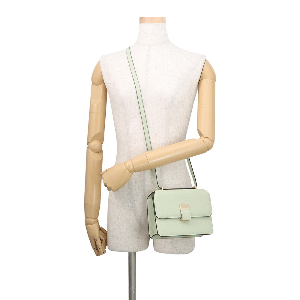Valextra Valextra Noro Shoulder Bag Light GreenWBNL0065028LOC99VN Soft Calf Leather Size Small