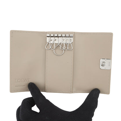 LOEWE Anagram 6-key case ClayC821K92X01 Calf Leather