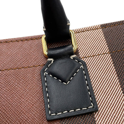 BURBERRY Freya Tote Dark birch Brown8069661 PVC Leather Size Mini
