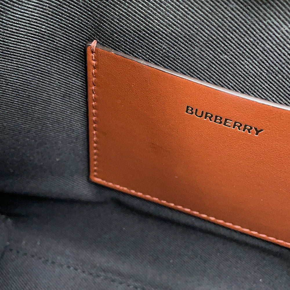 BURBERRY Freya Tote Dark birch Brown8069661 PVC Leather Size Mini