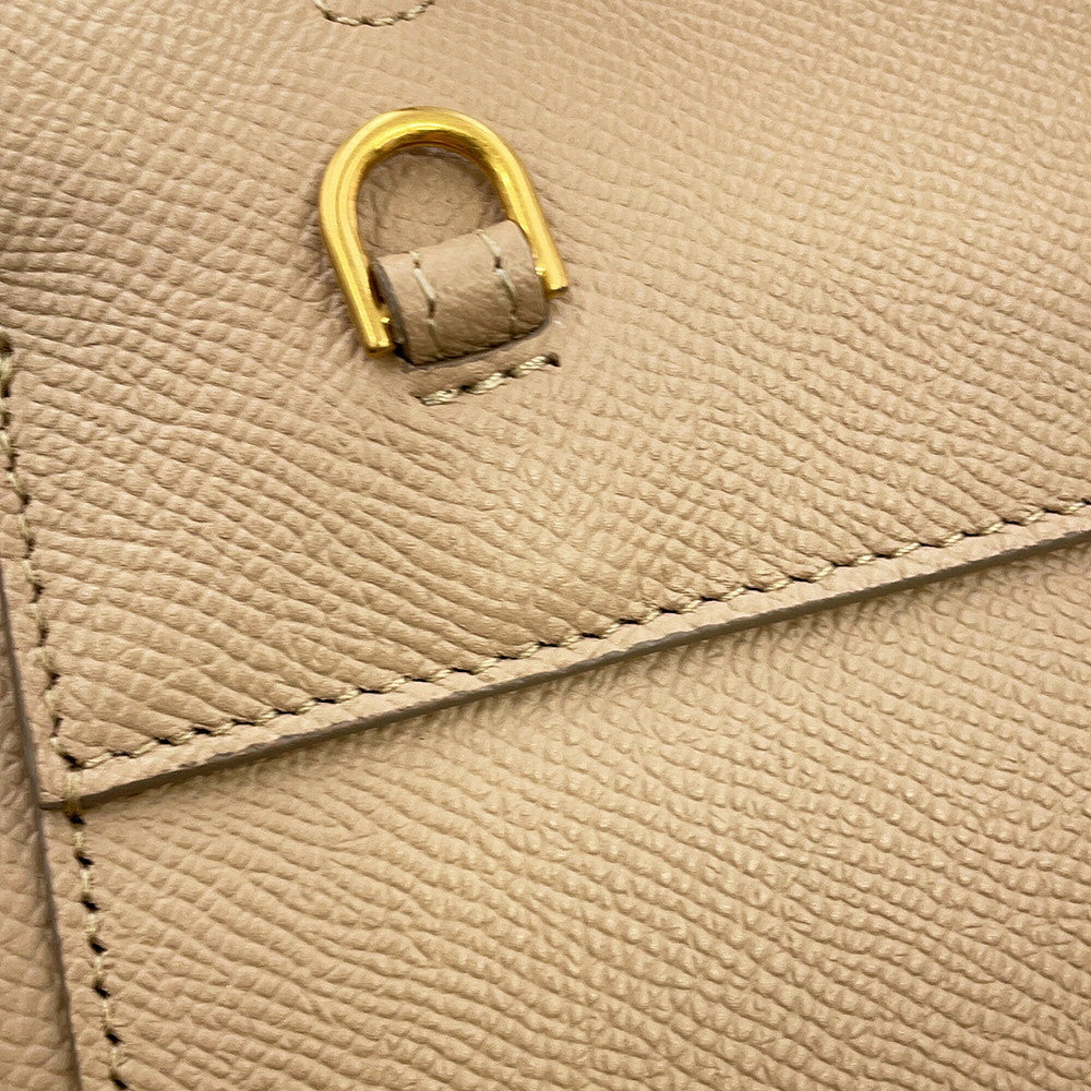 CELINE Belt bag Light Taupe189003ZVA.10DC Grained CalfLeather Size Nano