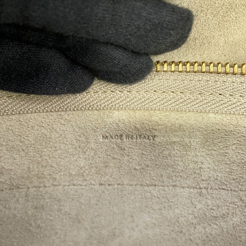 CELINE Belt bag Light Taupe189003ZVA.10DC Grained CalfLeather Size Nano