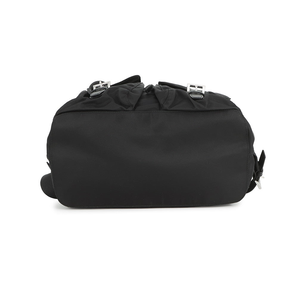 PRADA Backpack Black1BZ811 Nylon Leather Size Medium