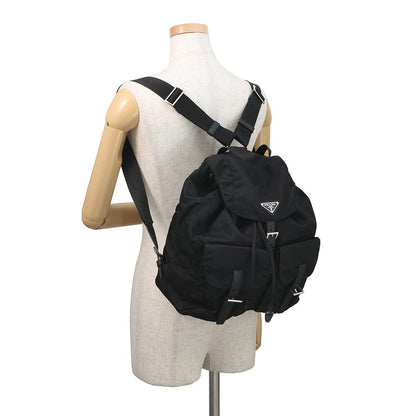 PRADA Backpack Black1BZ811 Nylon Leather Size Medium