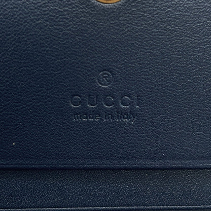 GUCCI Flora Zumi Compact Wallet White/Multicolor536353 Canvas/Leather