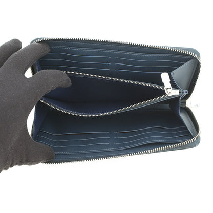 LOUIS VUITTON Zippy Wallet Horizontal Navy BlueM29777 Monogram Shadow