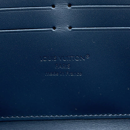 LOUIS VUITTON Zippy Wallet Horizontal Navy BlueM29777 Monogram Shadow