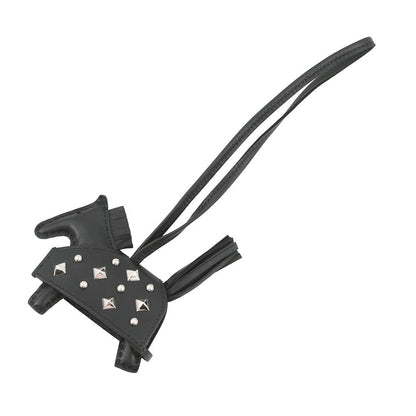 HERMES Rodeo Robeo Padlock Black Lambskin Size PM