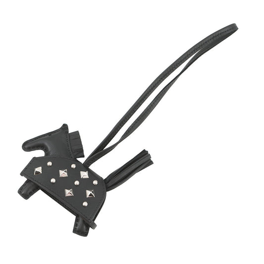 HERMES Rodeo Robeo Padlock Black Lambskin Size PM