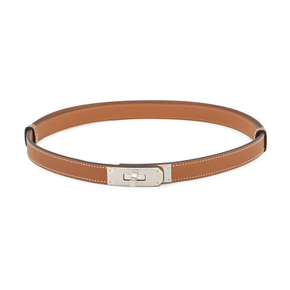 HERMES Kelly belt Gold Epsom