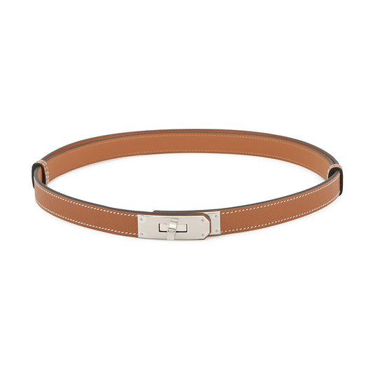 HERMES Kelly belt Gold Epsom