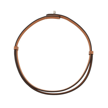 HERMES Kelly belt Gold Epsom