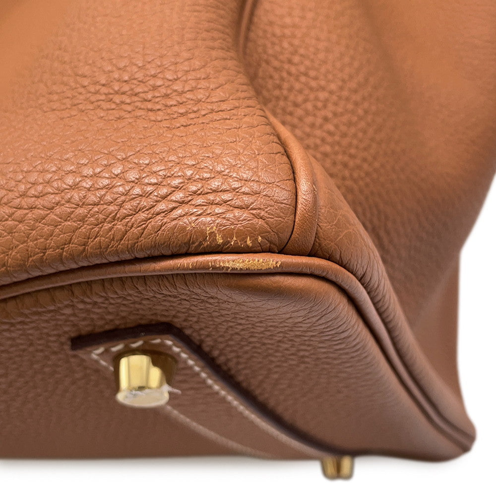 HERMES Birkin Gold Togo Leather Size 35