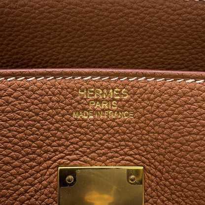 HERMES Birkin Gold Togo Leather Size 35