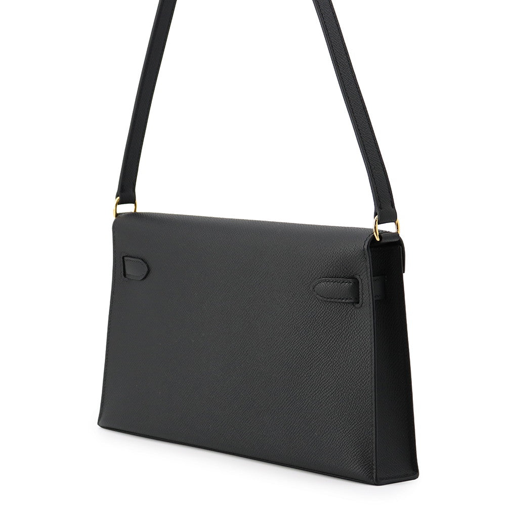 HERMES Kelly Elan Black Epsom