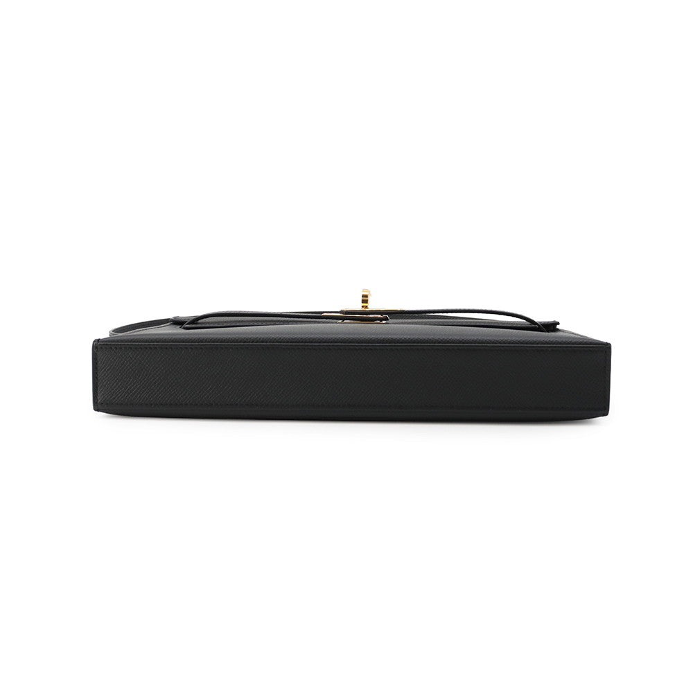 HERMES Kelly Elan Black Epsom