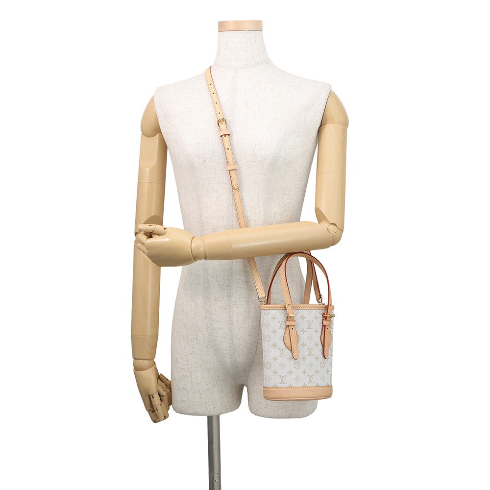 LOUIS VUITTON Nano bucket MasticM12317 Monogram Mini
