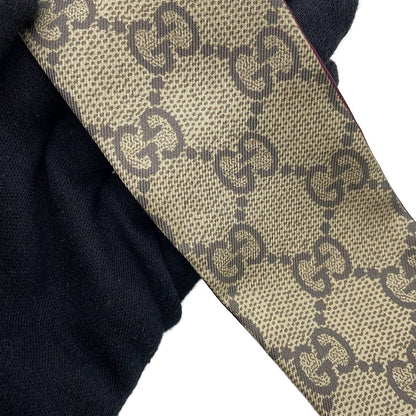 GUCCI Higuchi Yuko Scarf Bordeaux/Beige848291 Silk100%