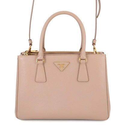 PRADA Saffiano Leather Galleria Beige1BA863 Leather