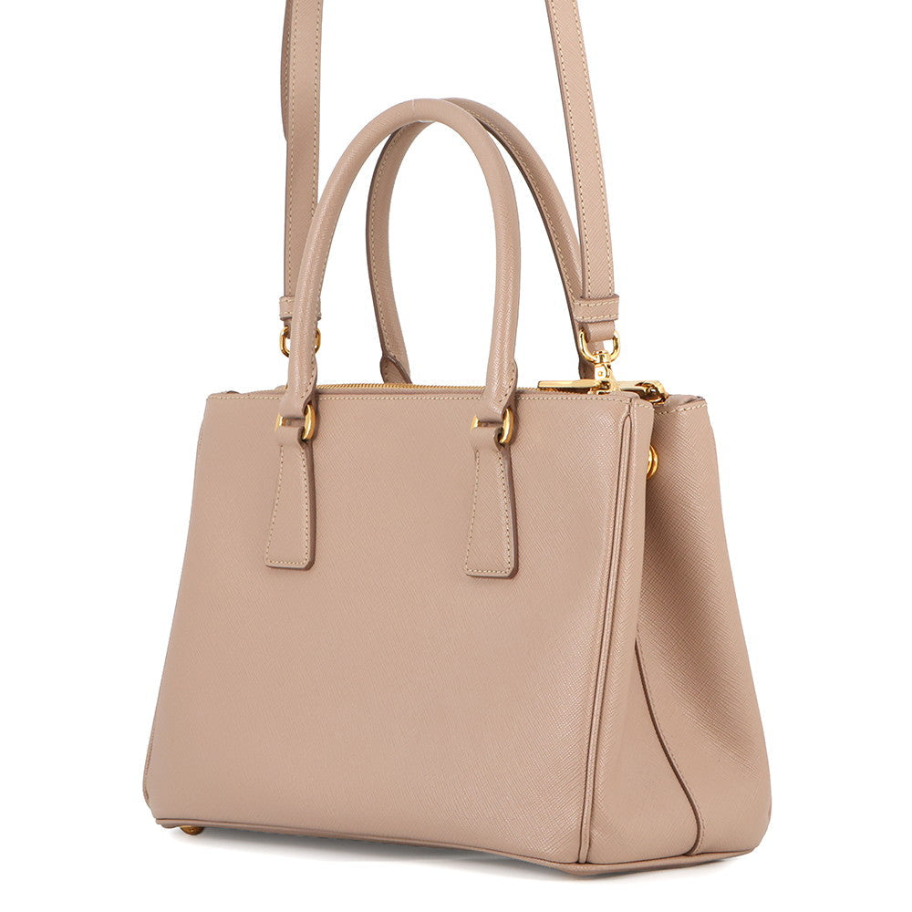 PRADA Saffiano Leather Galleria Beige1BA863 Leather