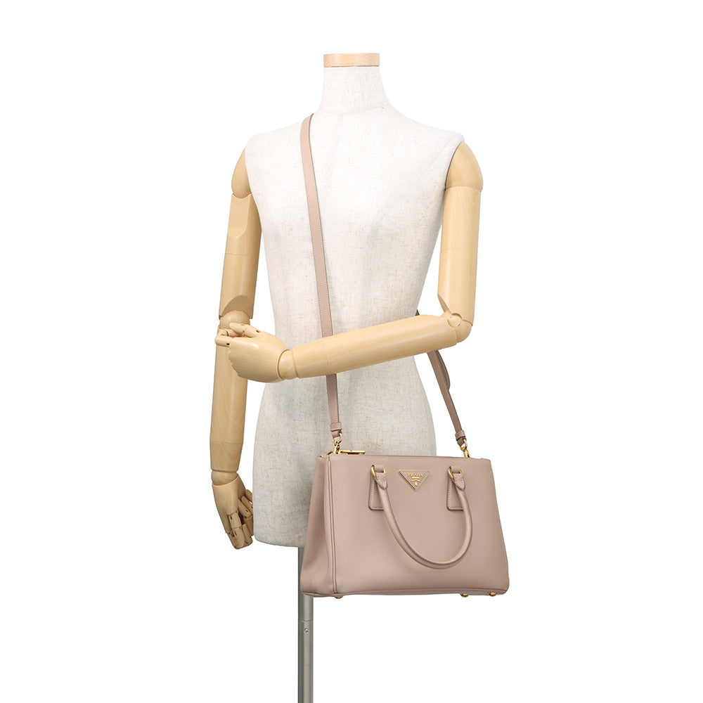 PRADA Saffiano Leather Galleria Beige1BA863 Leather