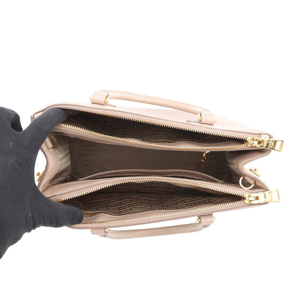 PRADA Saffiano Leather Galleria Beige1BA863 Leather