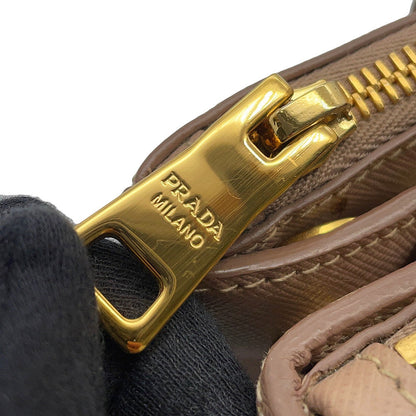 PRADA Saffiano Leather Galleria Beige1BA863 Leather