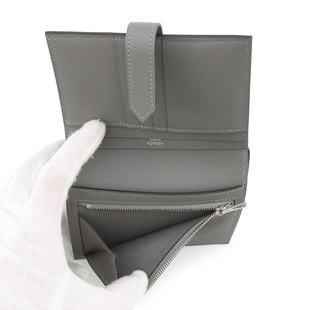 HERMES BEAN Compact Gris Meyer Veau Madame