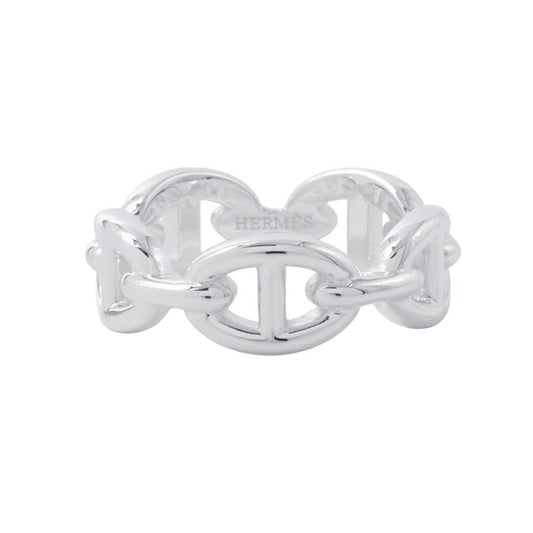 HERMES Chaine d'Ancre Anchene Ring Size PM/54/#14 SV925