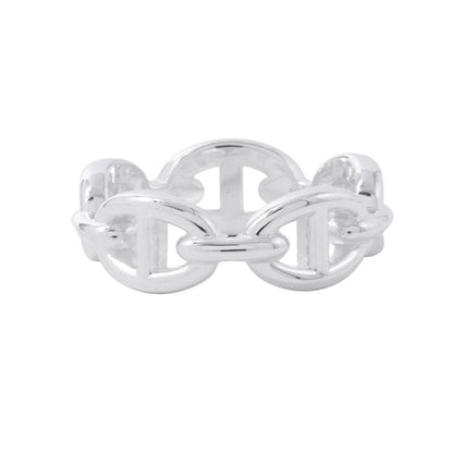 HERMES Chaine d'Ancre Anchene Ring Size PM/54/#14 SV925