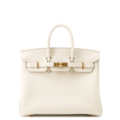 HERMES Birkin Craie Togo Leather Size 25