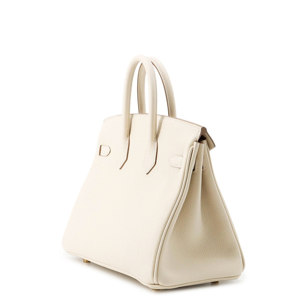HERMES Birkin Craie Togo Leather Size 25