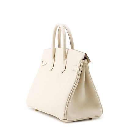 HERMES Birkin Craie Togo Leather Size 25