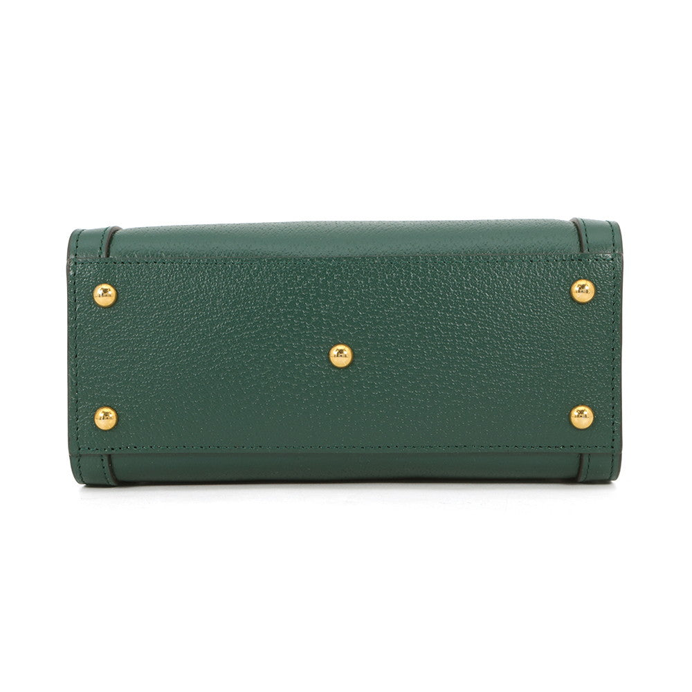 GUCCI Diana Bamboo 2-way Handbag Green702732 U3ZDT 3670 Leather Size Mini