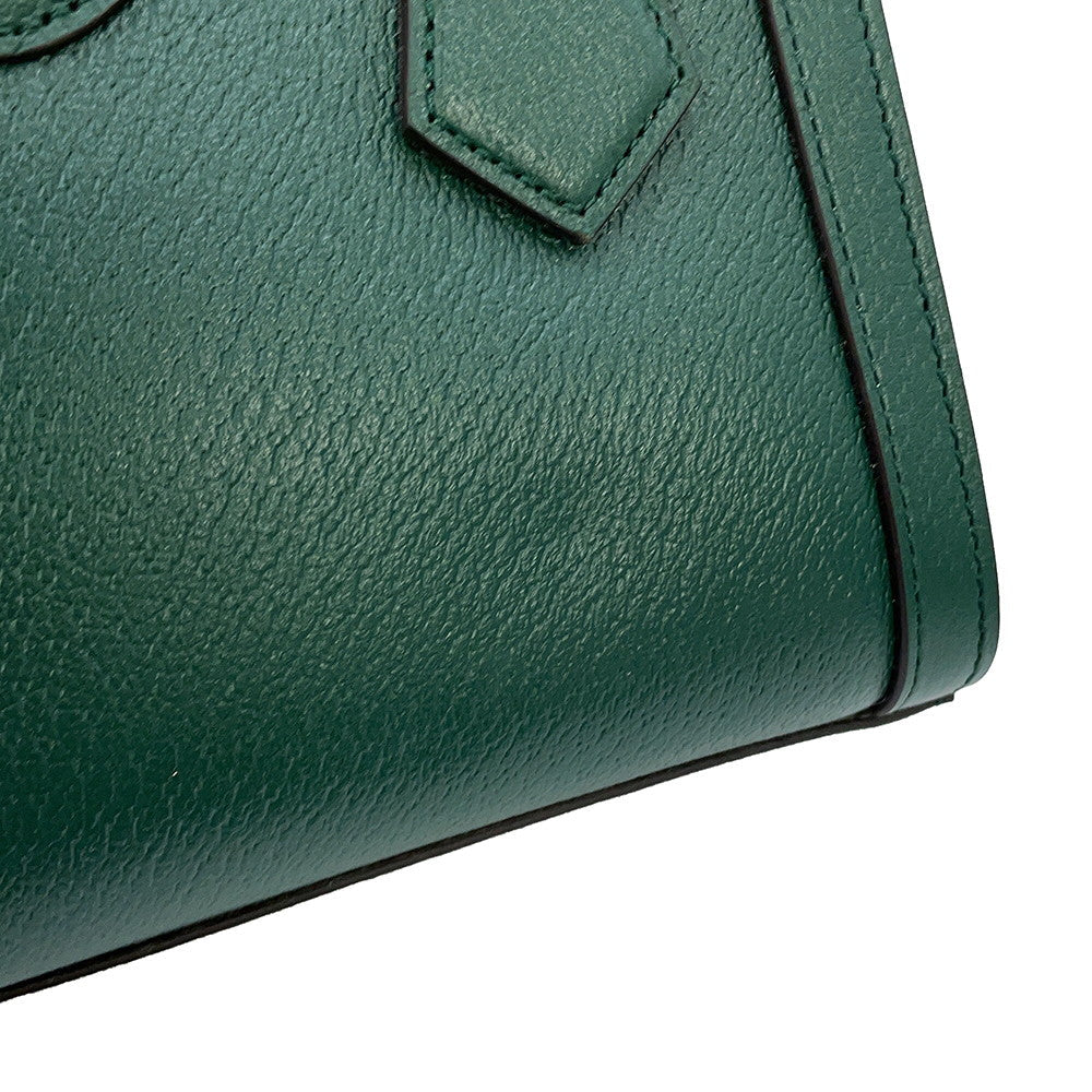 GUCCI Diana Bamboo 2-way Handbag Green702732 U3ZDT 3670 Leather Size Mini