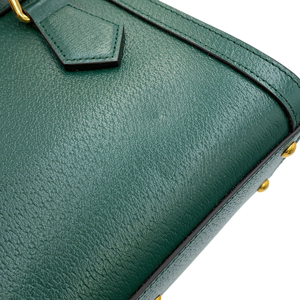 GUCCI Diana Bamboo 2-way Handbag Green702732 U3ZDT 3670 Leather Size Mini