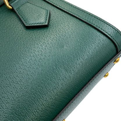 GUCCI Diana Bamboo 2-way Handbag Green702732 U3ZDT 3670 Leather Size Mini