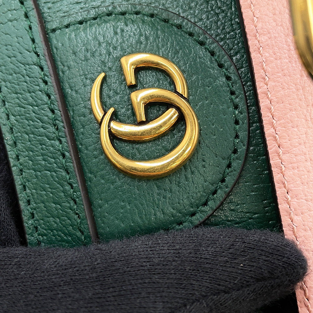 GUCCI Diana Bamboo 2-way Handbag Green702732 U3ZDT 3670 Leather Size Mini