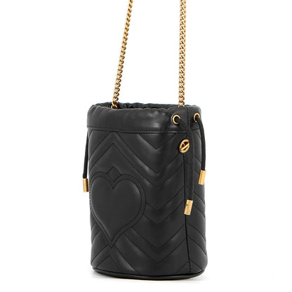 GUCCI GG Marmont Baguette Bag Black575163 DTDRT 1000 Leather Size Mini