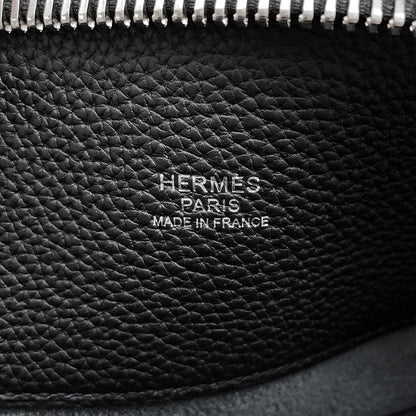 HERMES Bolide Messenger Black Togo Leather