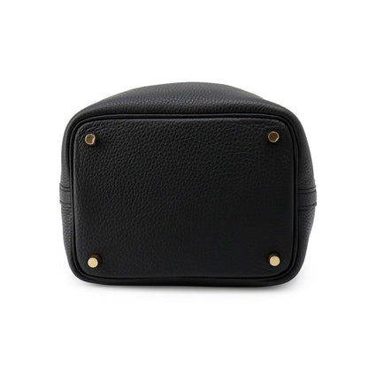 HERMES Picotin Lock Black Taurillon Clemence Size PM