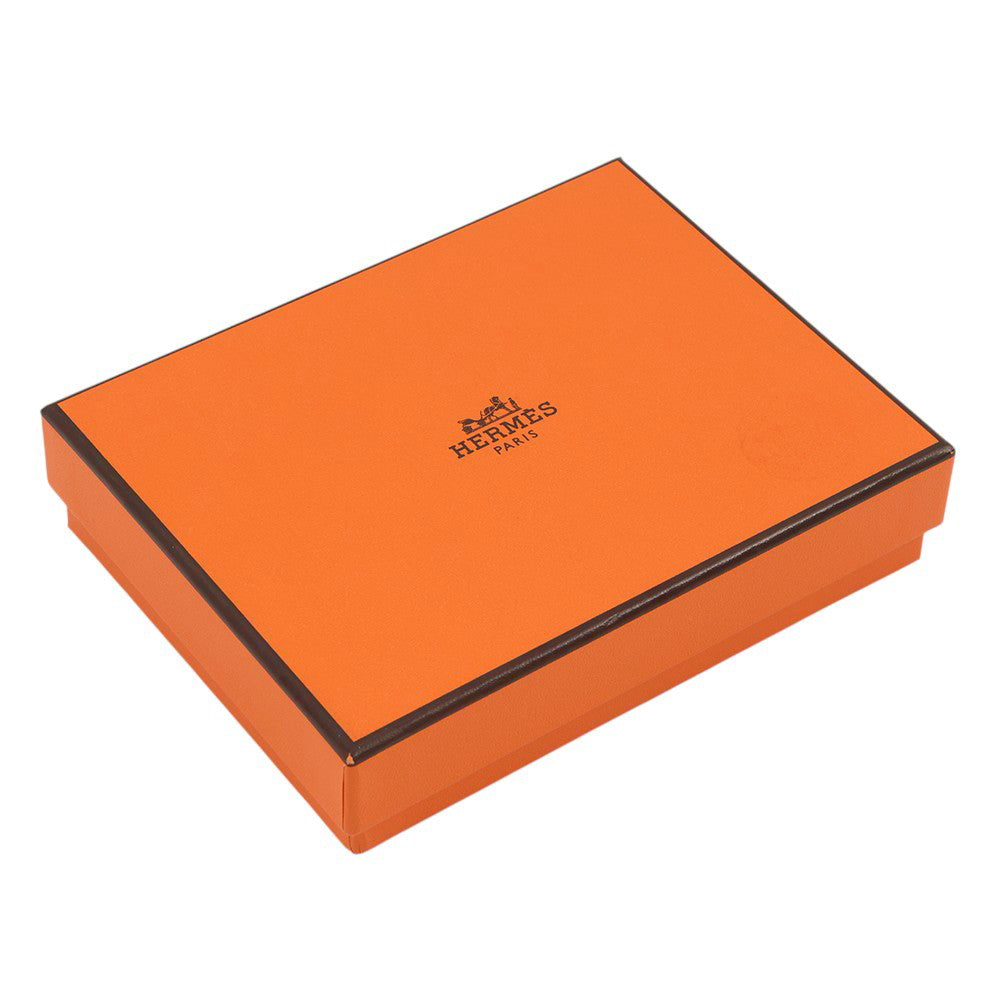 HERMES BEAN Compact Etoupe Veau Madame