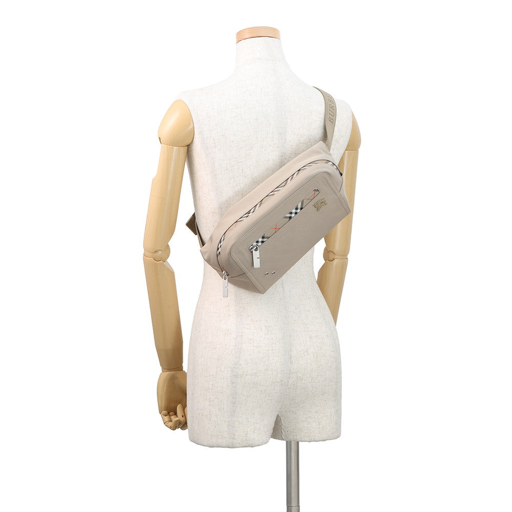 BURBERRY Storm Belt Bag Taupe Beige81201871 Nylon
