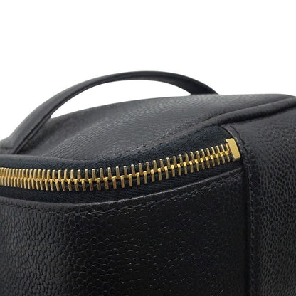 CHANEL Square Vanity Bag BlackA07058 Caviar Leather