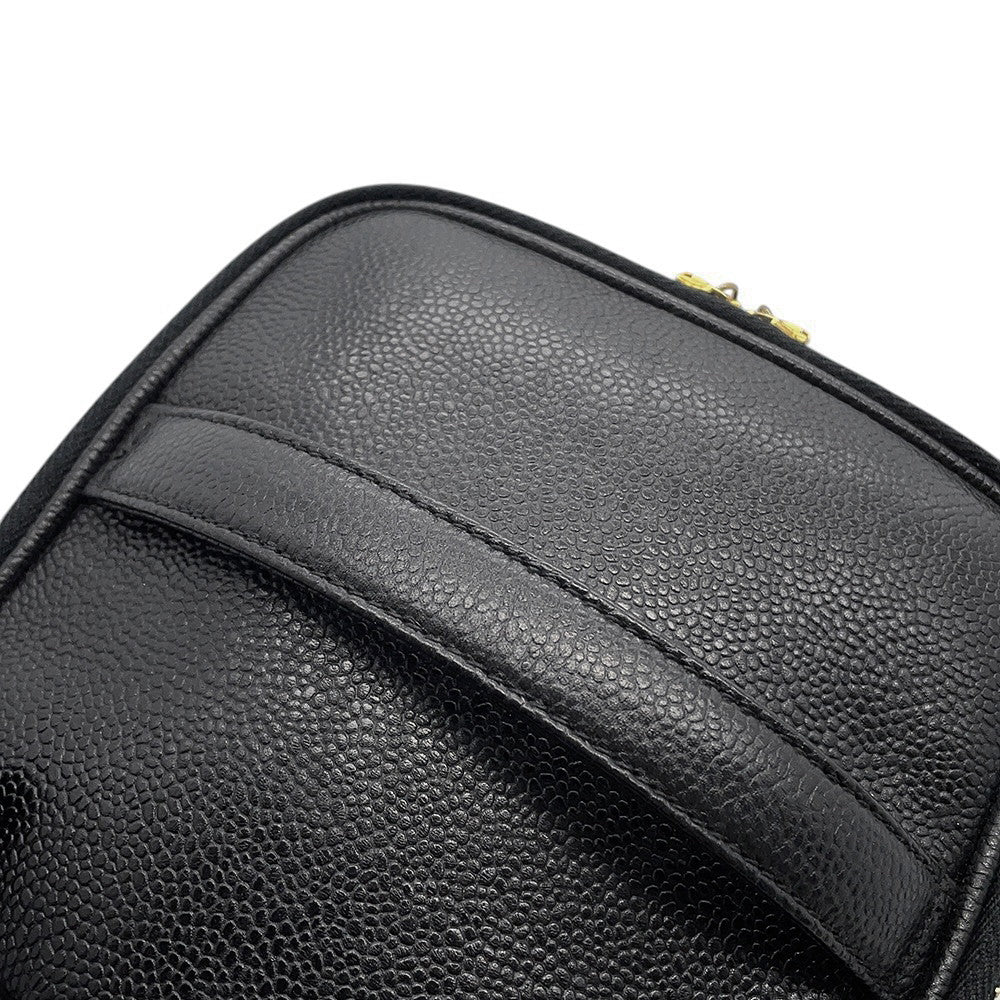 CHANEL Square Vanity Bag BlackA07058 Caviar Leather