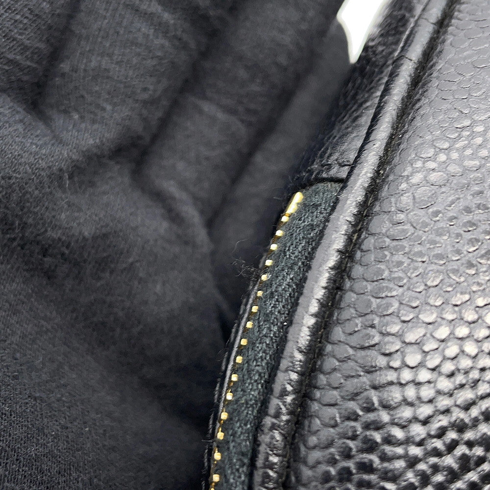 CHANEL Square Vanity Bag BlackA07058 Caviar Leather