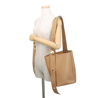 LOEWE Pebble bucket bag OakAANBBBWX01 Smooth Calf Leather Size Medium