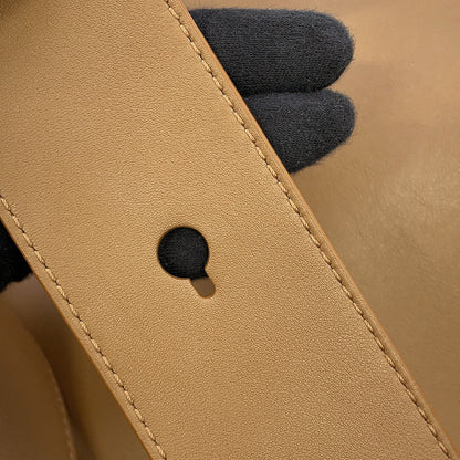LOEWE Pebble bucket bag OakAANBBBWX01 Smooth Calf Leather Size Medium